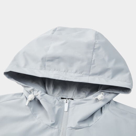 PEAK water repellent丨Woven windbreaker men's spring new sports jacket men's sportswear woven hooded jacket silver gray XL/180