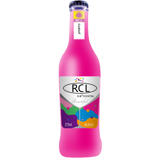 Cóctel Ruoqu 24 botellas * 275 ml Vino con sabor a fruta dulce y ligeramente intoxicada Internet Internet Celebrity Wine Caja entera Burbu