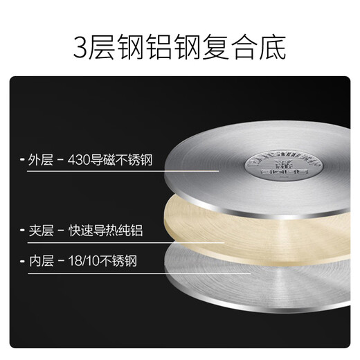 WMF German Futonbao Soup Pot Steamer One Pot Multi-purpose Astoria Double-layer Soup Steamer 24cm Kitchen Goods