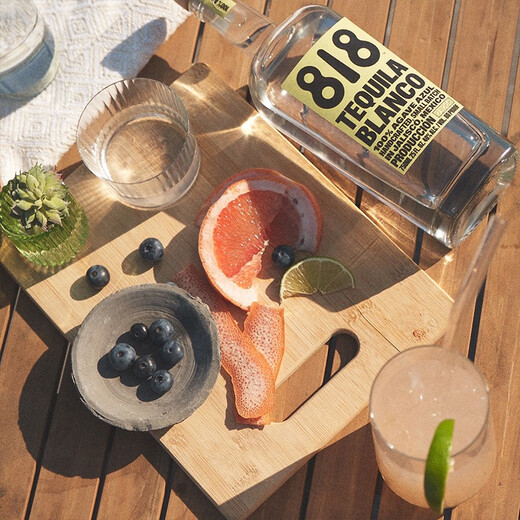 詹娜818金/银/陈酿龙舌兰酒TEQUILA肯达尔詹娜肯豆墨西哥进口洋酒 Blanco银龙舌兰 750mL 1瓶