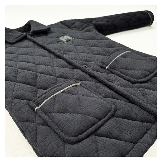 Suiyue Pajamas Winter Men's Winter Plus Velvet Horthed Algader Chaqueta de algodón en Winter Milk Velvet Warm Warm Home Trower Middle-Eby y ancianos N9921M Grey Milk Velvet mejorado en el código L espesado 90-120Jin [Jin equivale a 0.5 kg]