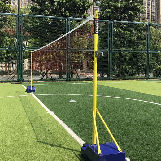 英辉（INVUI）羽毛球网便携式室外 标准网6.1m*76cm 1.5cm涤纶四包边带钢丝