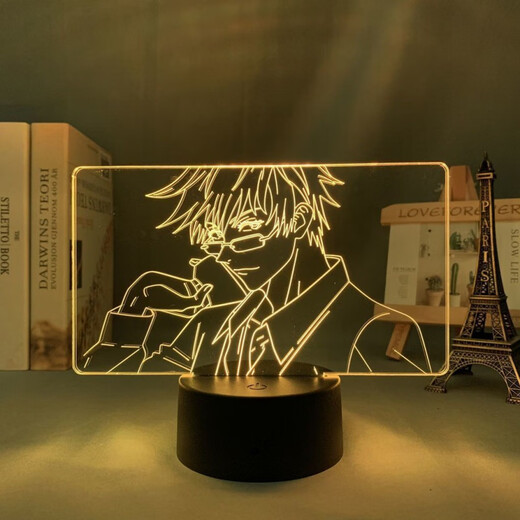 Le Yingqi returns to Gojo Satoru 3D night light animation peripheral desktop ornaments dormitory birthday gift ideas for classmates 9227 Gojo Satoru-6 16-color remote control charging model gift box