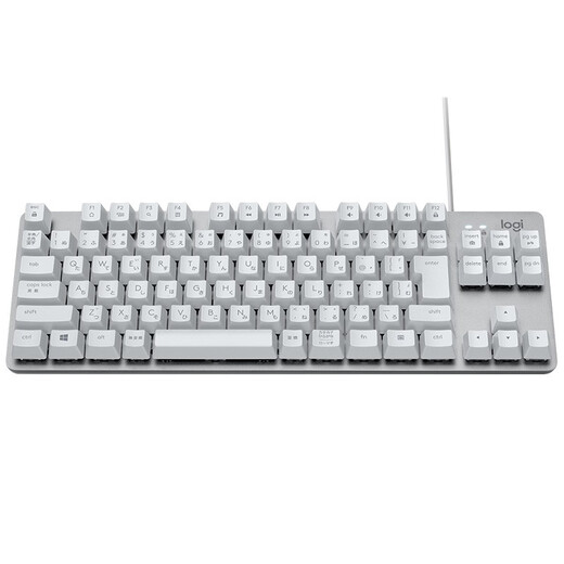 
Logitech K835 mechanical keyboard Wired keyboard Gaming office keyboard 84 keys White TTC axis Blue axis