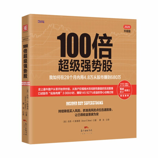 100倍超级强势股：我如何在28个月内用4.8万从股市赚到680万 金融投资 股票书籍  中资海派