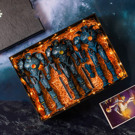 Jiayiles neuer pazifischer Rim Storm Mecha gegen Godzilla Dangerous Kriegsschaden Avengers Puppenversammlung Modell 679 Melancholy Romeo Factory Original -Paket (Sammlung von Ihnen selbst)
