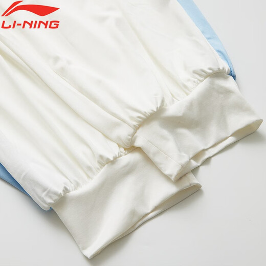 
Li Ning (LI-NING) Tai Chi Suit 2025 new high-elastic milk silk eight-section Jin Tai Chi training suit full set of Tai Chi martial arts training style white/light blue long sleeves [high elastic and smooth] XL (weight 145-160 Jin [Jin equals 0.5 kg])