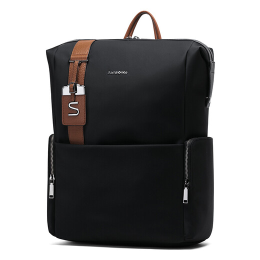 New Sammiley computer bag backpack men and women schoolbag Samsonite trend travel bag TL3 black