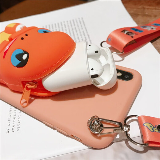 
Shield shell suitable for vivo cartoon Pokémon doll coin wallet mobile phone case couple men and women crossbody bag cute elf full bag soft shell anti-fall simple and fresh three-dimensional doll wallet - brown Ibrahimovic mouse + crossbody lanyard vivo S15pro exclusive