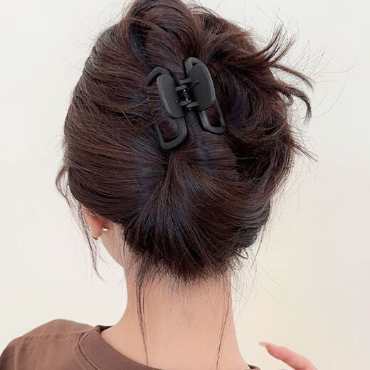 Jisen Home eignet sich für Haarzubehör mit kleinem Haarvolumen. Kleiner quadratischer Greiferclip für weibliche Erwachsene mit halbgebundenem Haarhai-Clip für die Rückseite ihrer Köpfe. Kleiner quadratischer Greiferclip für Small Square Grab Clip - Tiefkaffee