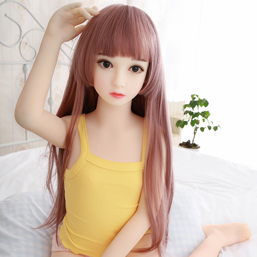 HANIDOLL实体娃娃男用硅胶娃娃非充气情趣仿真人自慰器成人男性性用品阴臀倒模带骨骼可定制平胸小娃 全实体娃娃110cm