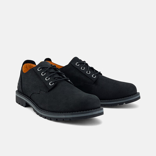 添柏岚（Timberland）官方男鞋低帮皮鞋商务通勤防水皮革舒适|A699P A699PW05/黑色 43