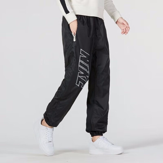 耐克（Nike）男裤冬新款运动裤跑步训练裤百搭卫裤舒适透气休闲裤子收口长裤 DQ6189-010黑色内里加绒 XL