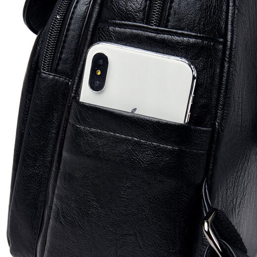 Mochila fresca para mujeres nuevas mochila de moda con patrón de piel de oveja gran capacidad coreana versátil bolso de madre para mujeres