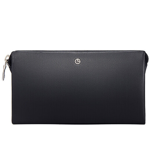 Goldlion Men's Handbag Fashion Trend Large Capacity Handbag Cowhide Multi-Card Slot Bag MS3581008-2191A