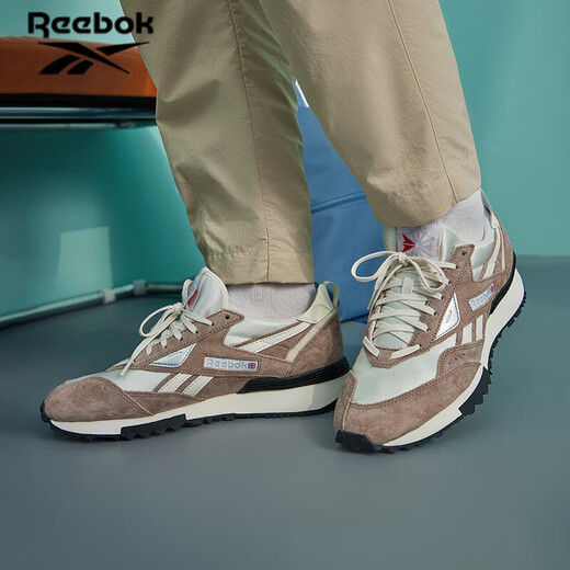 锐步（Reebok）锐步2024情侣LX2200美式复古时尚百搭轻盈运动休闲跑鞋 橡胶大底 gy9764 深松绿 39