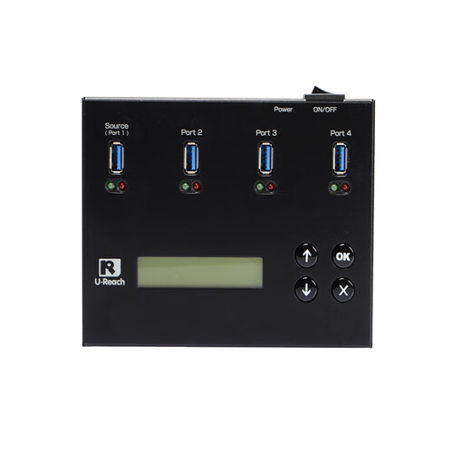 佑华（UReach）A1JD高速1拖3USB3.1拷贝机PCIe NVMe m.2硬盘复制机系统拷贝机 标配+4个USB3.0 SD/TF卡读卡器