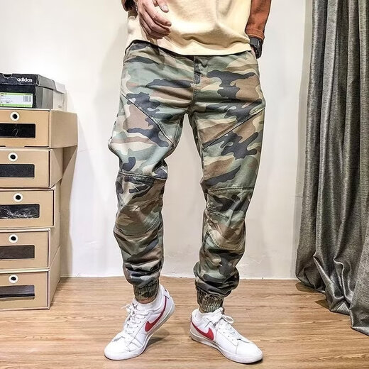 Hu Ziniao American Nouveau pantalon de camouflage de grande taille en liberté