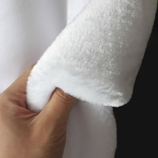 Pei Linkai white black plush fabric jewelry cabinet display doily jewelry mat mobile phone counter mat base cloth background blanket 60x160cm white (including overlocking and no lint)