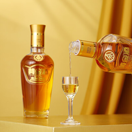 黄金酒【品牌直营】39度万福送长辈过年送礼酒 白酒基酒 高端伴手礼 39度 240mL 6盒 整箱装