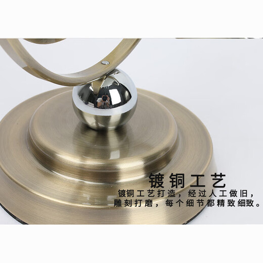 木丁丁 铁艺沙漏计时器 摆件办公学生桌面酒柜书房高级感父亲节工艺礼品 沙漏摆件【28*24  大号30分钟】