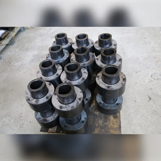 弹性柱销联轴器HL齿式尼龙棒注销连接器TL45钢减速机用联轴器 LZ16外径695