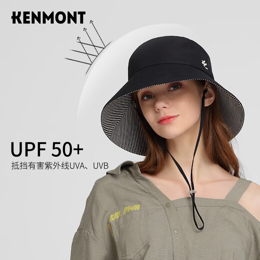 Kenmont Capuche à l'épreuve de l'eau en plein air Cycling Sun Hat Hatle de la femme Summer Summer Fisherman's Chapeau Sun Protection Sun Volyle