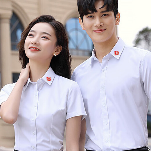 Feihua wedding brooch Chinese style wedding certificate wedding photo clothing brooch couple brooch groom and bride badge 囍 brooch Yuanxi 1 pair