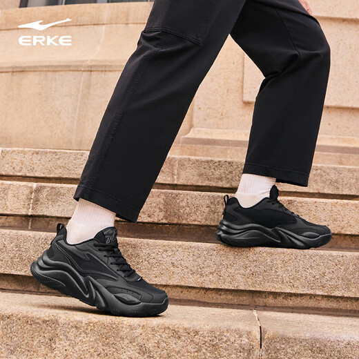 鸿星尔克男鞋休闲鞋男秋冬新款舒适百搭软底轻质运动鞋子男轻便跑鞋