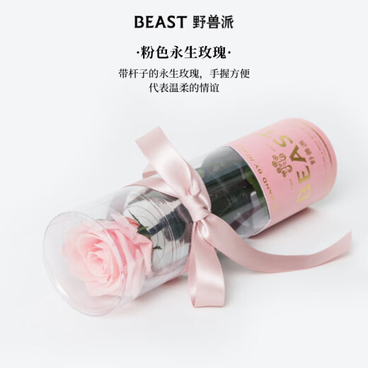 The Beast (THEBEAST) [Channel Limited] Chiba Rose Pair of Cups of Everlasting Flowers Gift Pack Wedding Gifts Birthday Gifts Souvenirs