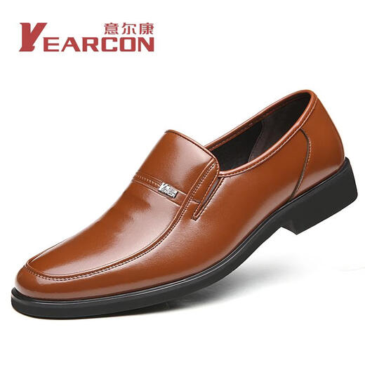 Yerkang Yierkang zapatos para hombres en otoño e invierno nuevos zapatos casuales para hombres cuero de cuero transpirable suave suela de mediana edad y anciana zapatos de papá negro - además de estilo de terciopelo - 6626 38 talla de zapato de cuero estándar