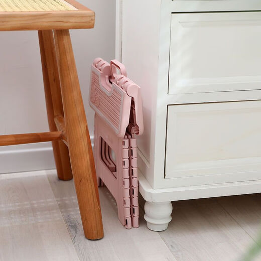 Silla plegable de plástico engrosada de Shuchen para adultos casera de casa Mazaar taburetes pequeños caricatura portátil para niños cortos mioqi súper grande + 1050g
