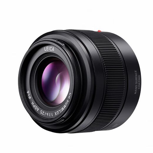 Panasonic mirrorless/mirrorless/digital camera series lens M43 format (available for M4/3 mount) fixed focus large aperture autofocus lens 25mm丨F1.4 second generation丨standard fixed focus large aperture portrait blur