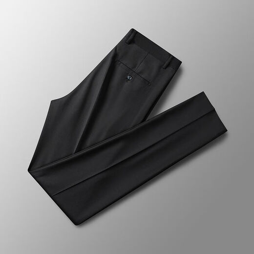 Pantalon décontracté Romon For Men Four Seasons, pas de pantalon d'affaires en fer et en rides pour hommes, confortable à jambes droites et pantalon pour hommes respirant LM71J201