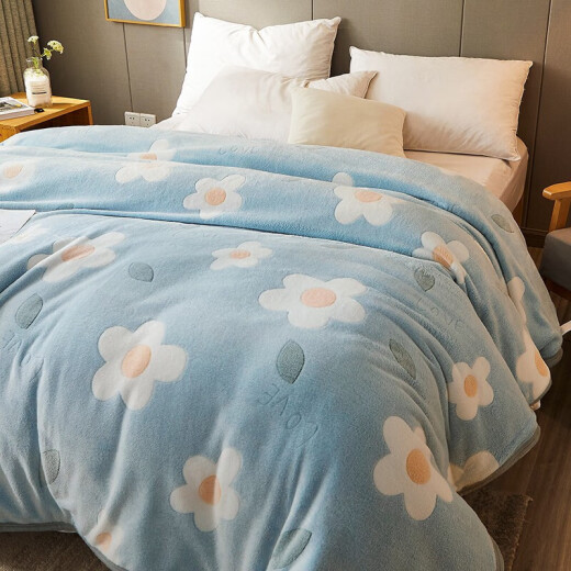 Antarctic Thin Blanket Milk Velvet Blanket Nap Blanket Coral Velvet Blanket Single 150*200cm Towel Sofa Blanket