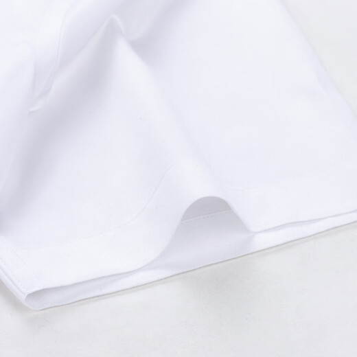 Shanshan (sapins) chemise à manches courtes hommes DP Business Free Business Casual Work Pure Coton Free Freeing Shirt White Men White White Short à manches 40