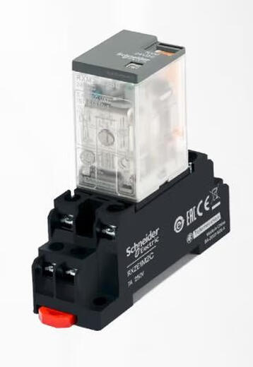 Schneider intermediate relay RXM2LB2BD+ base