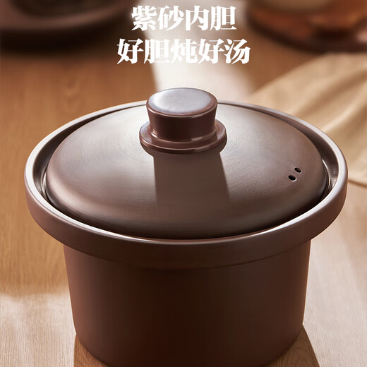 SUPOR quick-cooking electric stew pot, electric casserole, electric stew pot, soup pot, purple casserole, bird's nest stew pot, porridge cooking tool, porridge pot, DG50YC872 multifunctional pot