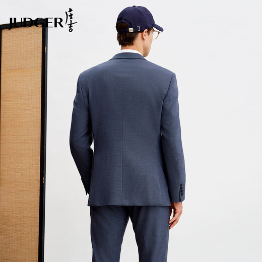 Zhuangji 70 wool suit men's four-season crisp business commuting professional formal wear smooth and skin-friendly two-piece set