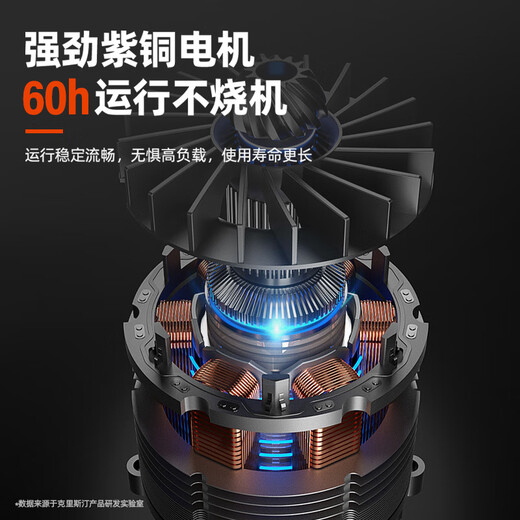 Cristin Blower Lithium Batterie Charge haute puissance Sécheur de cheveux industriels sans fil Sécheur de suie Blower Storm Gun Electric Farm Tool CT CT Ultimate 42V-BLUE 3888TV2 Electric 1 Charge-6 Gear