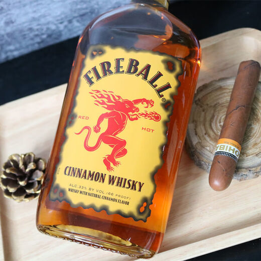 元族洋酒Fireball Cinammon Whisky 火龙肉桂威士忌 750ml 加拿大进口 750mL*1瓶