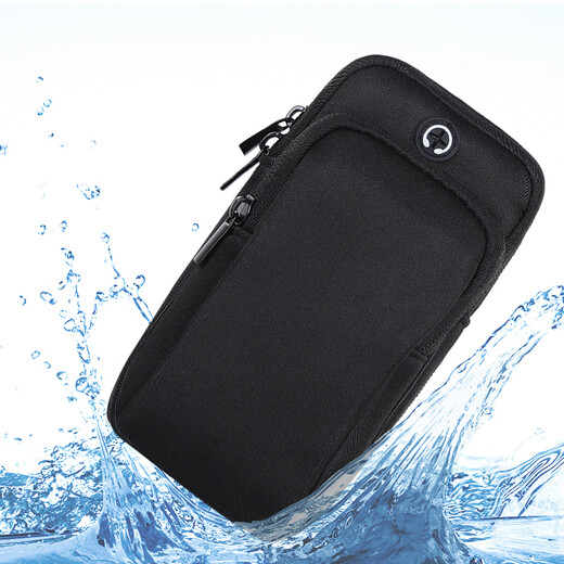 ISKA geeignet für das Ausführen von Mobiltelefone ARM -Tasche Sport Handy Arm mit Handgelenkstag Outdoor Sport Radsport Mobiltelefon Schutzhülle Apple Xiaomi Huawei Samsung Universal Arm Bag JK864 Black