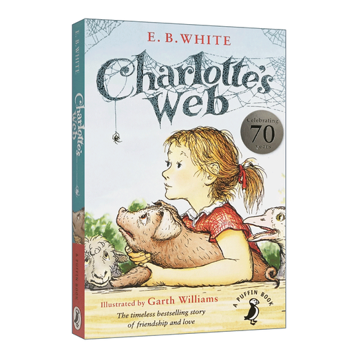 现货 夏洛特的网 英文原版 Charlotte's Web 夏洛的网 英版 纽伯瑞儿童文学奖 动物小说 White, E. B. 蓝思阅读指数680L