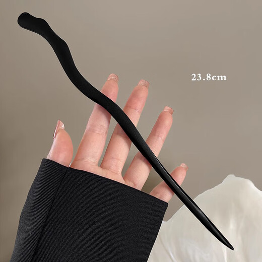 Cottontail Rabbit New Chinese Style Wooden Hairpin Sandalwood Hairpin Ancient Style Women's High-Level Feeling Cool Feeling Peachwood Coiled Hair National Style Mid-Autumn Hairpin Tianzhi Extra Long 23cm Ordinary Wood