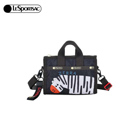 LeSportsac new funny duck joint crossbody bag cute printed clutch bag shoulder bag gift for girls Zebra