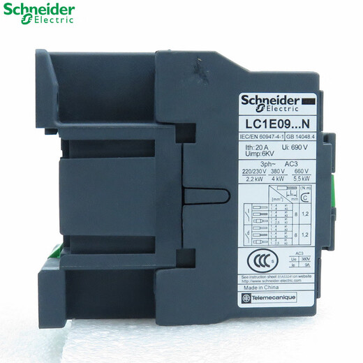 施耐德电气交流接触器LC1E 0901 1201 1801 2501 3201 3801 M5NF5NQ5N LC1E0 LC1E12101常开LC1E1210 B5NAC24V