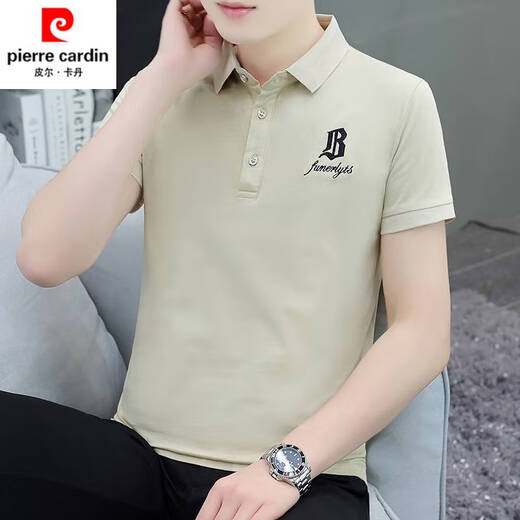 皮尔卡丹2025新款夏季男士短袖polo 衫翻领体恤男青年上衣半袖潮流 733白色 M