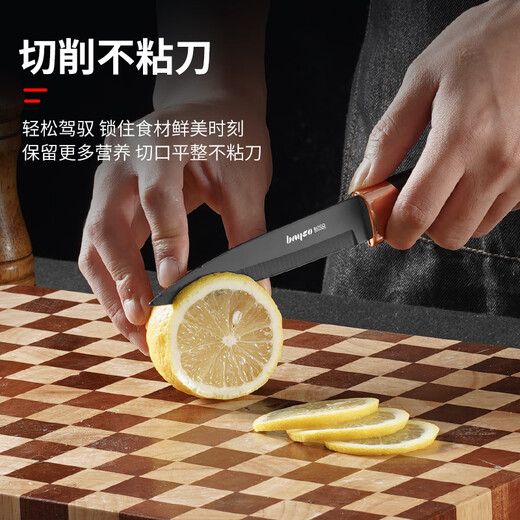 拜格（BAYCO）不生锈水果刀两件套装西瓜刀家用户外削皮刀便携刀具BD30065