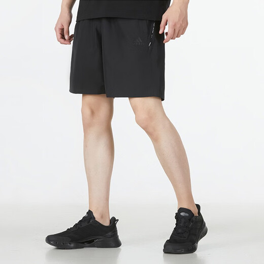 Adidas shorts men's 2025 summer sports pants comfortable breathable fast drying fitness running jogging pinches casual pants HE9934/quick drying/Adi dark label S