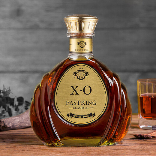 Sha Castle xo brandy wine set combination brandy wine pre-mixed wine base liquor spirits 40 degrees bar Golden Crown xo 500mL 1 bottle